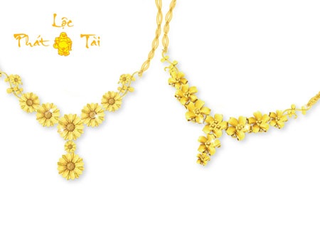 Doji giới thiệu Trang sức Vàng 24K xu hướng hiện đại - 3 Dây Hà Châu