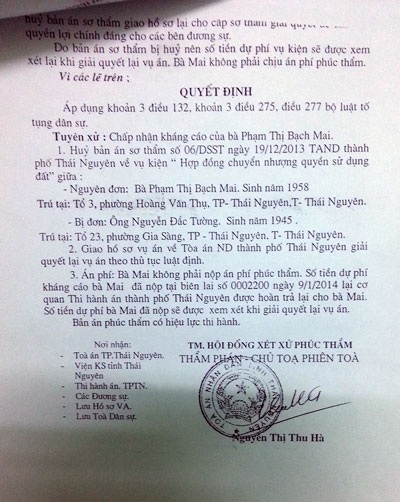 Công dân “tố” Tòa án tỉnh Thái Nguyên vi phạm nghiêm trọng thủ tục tố tụng - 3 Hợp đồng chuyển nhượng, góp vốn giữa bà Phạm Thị Bạch Mai và ông Nguyễn Đắc Tường.
