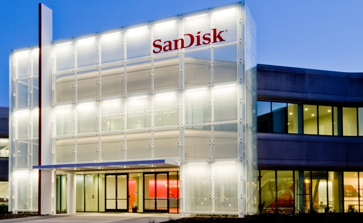 Áp lực bài toán dữ liệu dung lượng cực lớn - 1 Trụ sở của SanDisk tại California, Mỹ.