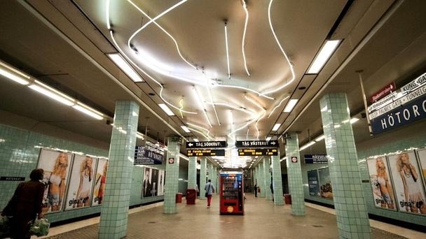 Sửng sốt trước vẻ đẹp kiến trúc của các ga tàu điện ngầm Stockholm - 5 Ga Fridhemsplan