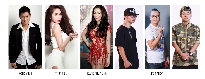 Những gương mặt nổi tiếng tham gia chương trình Đại tiệc bóng đá Chung kết 