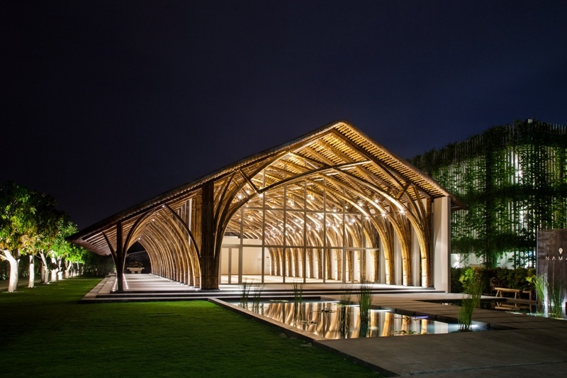 Công trình Nhà Hội Nghị với thiết kế tre đương đại