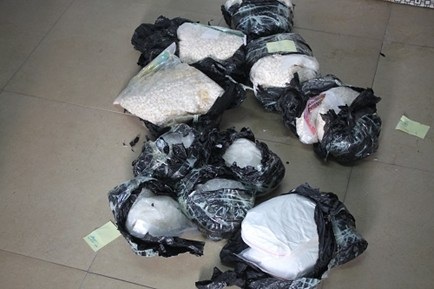 Số lượng ma túy bị thu giữ