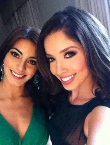 Người đẹp Nguyễn Thị Loan sẽ tham dự phần thi Hoa hậu thể thao - 14 Người đẹp Ecuador (trái) và El Salvador