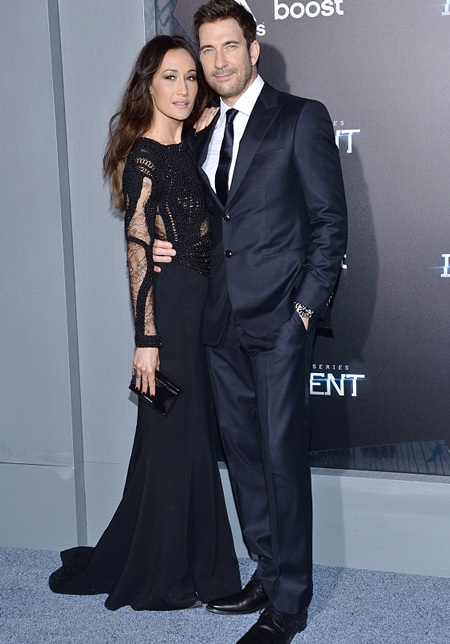 Maggie Q diện váy xuyên thấu bên chồng tương lai - 1 Maggie Q diện váy xuyên thấu bên chồng tương lai
