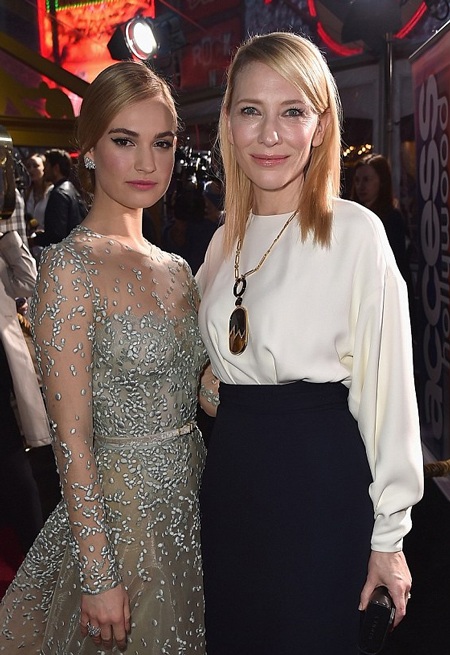 Cận cảnh chiếc váy tuyệt đẹp của "nàng Lọ Lem" Lily James - 10 Lily và nữ diễn viên từng giành giải Oscar -