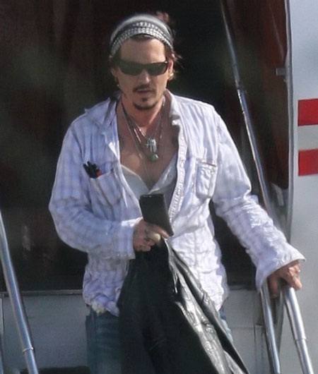 Vợ chồng Johnny Depp và Amber Heard đã có mặt tại Los Angeles, Mỹ, ngày 25/5.