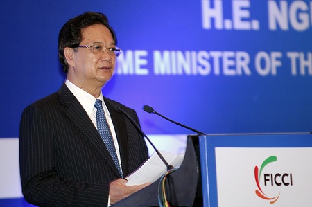 Thủ tướng Nguyễn Tấn Dũng phát biểu tại diễn đàn.