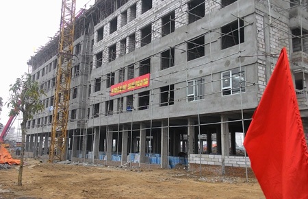 Thêm một khu nhà ở xã hội để cho thuê được làm lễ cất nóc hôm nay, 3/2.