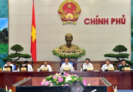 Tai nạn lao động nghiêm trọng được bàn trong phiên họp Chính phủ - 1 Thủ tướng chủ trì phiên họp tháng 3 của Chính phủ.