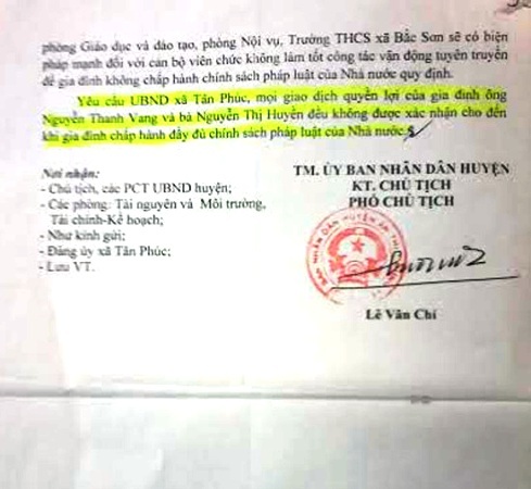 Ý kiến Luật sư xung quanh vụ việc tại Hưng Yên: Người dân khốn khổ vì văn bản chỉ đạo “lạ lùng” của Phó chủ tịch huyện - 2 Ý kiến Luật sư xung quanh vụ việc tại Hưng Yên: Người dân khốn khổ vì văn bản chỉ đạo “lạ lùng” của Phó chủ tịch huyện
