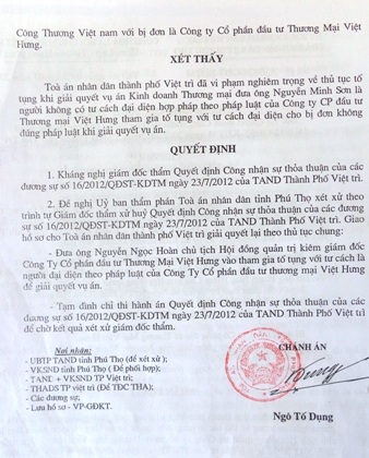 Bài 27: Bản án phi lý bị kháng cáo, Tòa tỉnh Phú Thọ mở phiên xét xử phúc thẩm