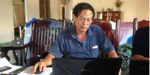 Vụ lão nông “7 năm bị hành“: Cấp phúc thẩm “làm xiếc” với chứng cứ giả mạo - 1 Ông Hoàng Quý cung cấp các bằng chứng cho phóng viên.