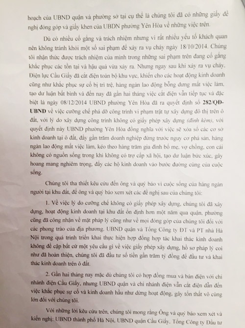 Hàng trăm doanh nghiệp tại quận Cầu Giấy đang bị “làm khó” - 2 Đơn kêu cứu của các hộ dân gửi
Thanh tra Bộ Xây dựng.