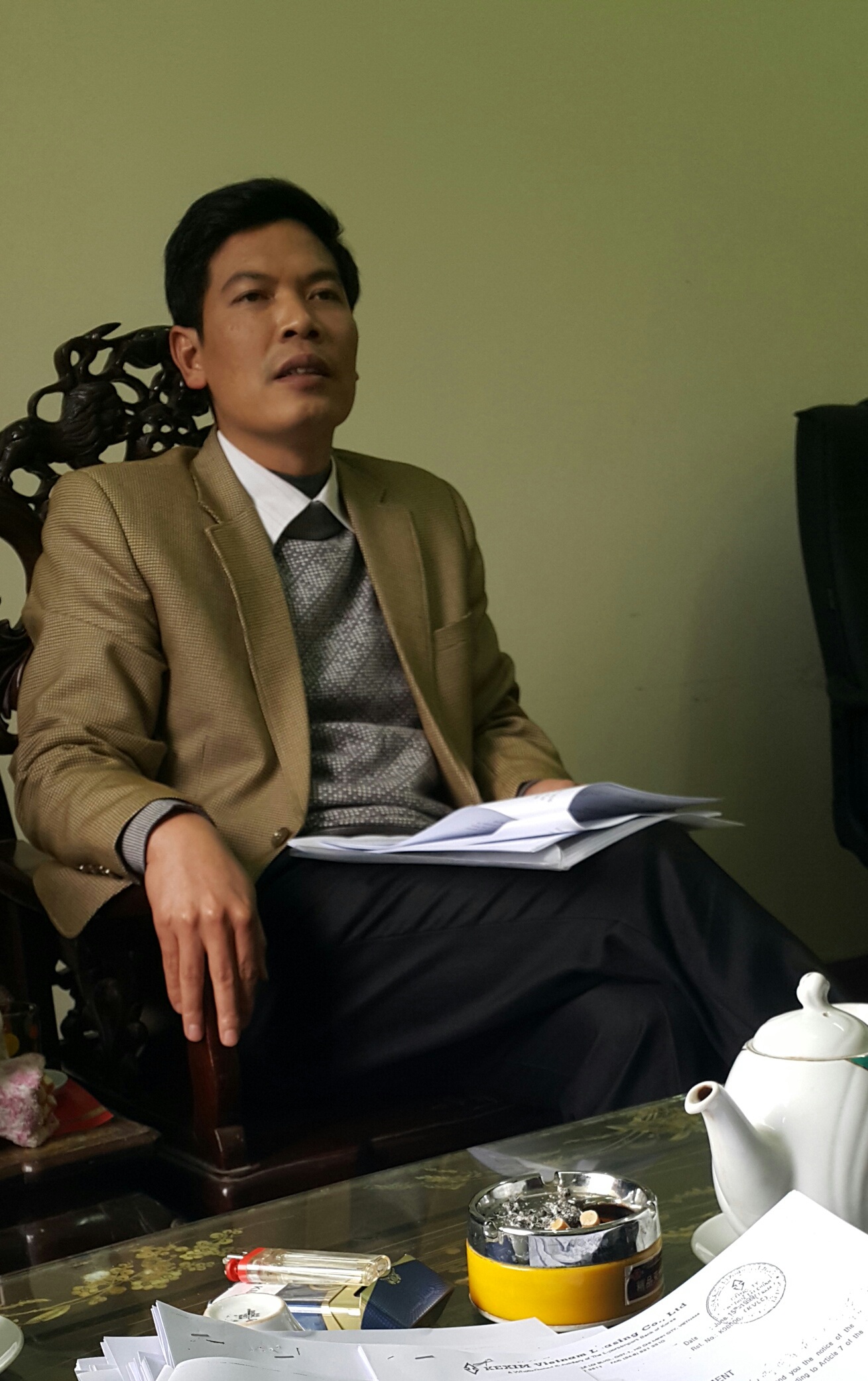Hưng Yên: Lùm xum vụ cho thuê tài chính hơn 10 năm vẫn chưa thi hành án xong - 7 Thông báo của ngân hàng về việc không cho công ty Hà Văn vay vốn.