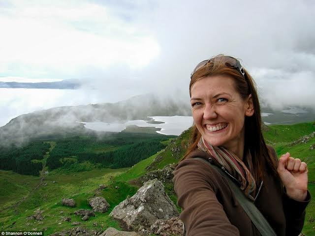 Trên đỉnh núi ở Scotland