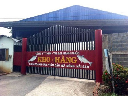 43 triệu kg dầu ăn bẩn nhập vào Đài Loan từ Việt Nam - 1 Ảnh công ty Đại Hạnh phúc đăng trên trang Focus Taiwan.