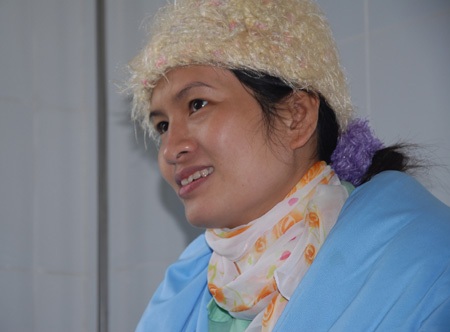 Nụ cười đã trở lại với chị Đặng Thị Hồng Ngọc 