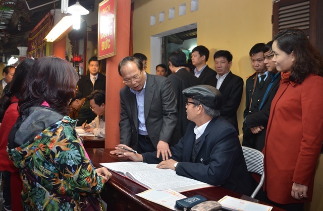 Bộ trưởng Hoàng Tuấn Anh đánh giá về công tác tổ chức lễ hội xuân 2015 - 2 Bộ trưởng Hoàng Tuấn Anh đánh giá về công tác tổ chức lễ hội xuân 2015
