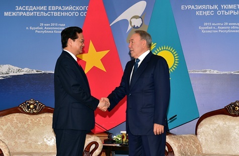 Thủ tướng Nguyễn Tấn Dũng hội kiến Tổng thống Kazakhstan - 1 Thủ tướng Nguyễn Tấn Dũng hội kiến Tổng thống Kazakhstan