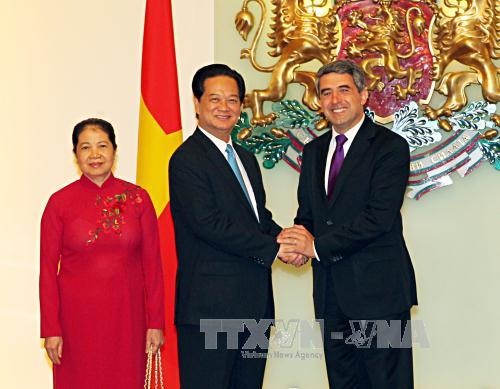 Thủ tướng Nguyễn Tấn Dũng hội kiến Tổng thống Bulgaria - 1 Thủ tướng Nguyễn Tấn Dũng hội kiến Tổng thống Bulgaria