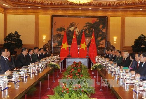 Tổng Bí thư Nguyễn Phú Trọng hội đàm với Tổng Bí thư Trung Quốc Tập Cận Bình - 2 Tổng Bí thư Nguyễn Phú Trọng hội đàm với Tổng Bí thư Trung Quốc Tập Cận Bình