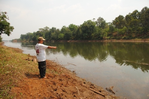 Theo ông ngoại ra rẫy, 2 cháu nhỏ đuối nước thương tâm - 1 Hồ nước nơi 2 cháu nhỏ gặp nạn