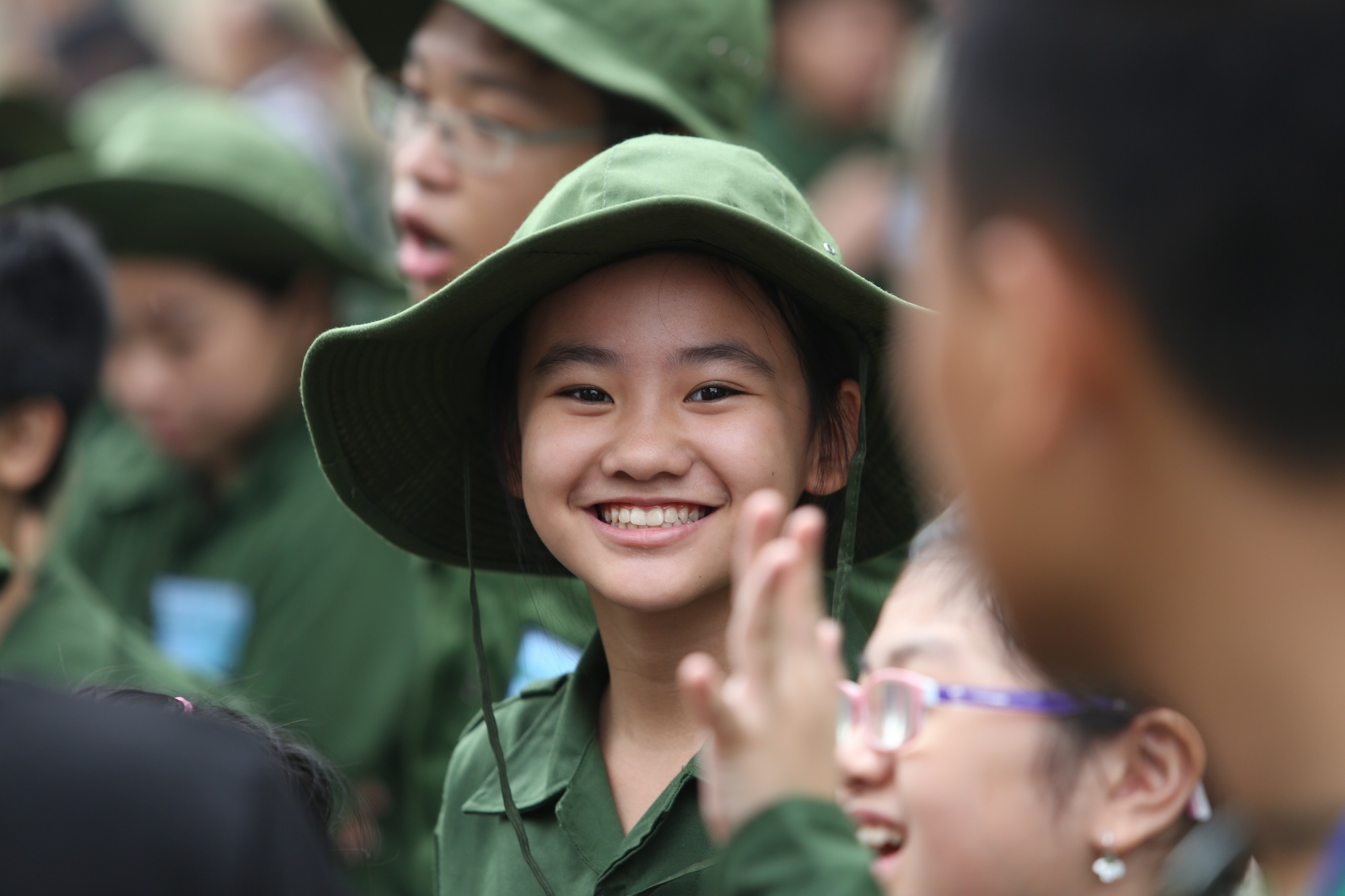 Những hình ảnh ngộ nghĩnh ngày xuất quân “Em là chiến sĩ”
