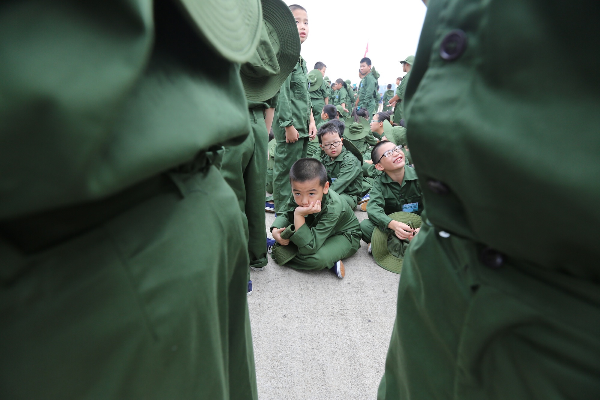 Những hình ảnh ngộ nghĩnh ngày xuất quân “Em là chiến sĩ”