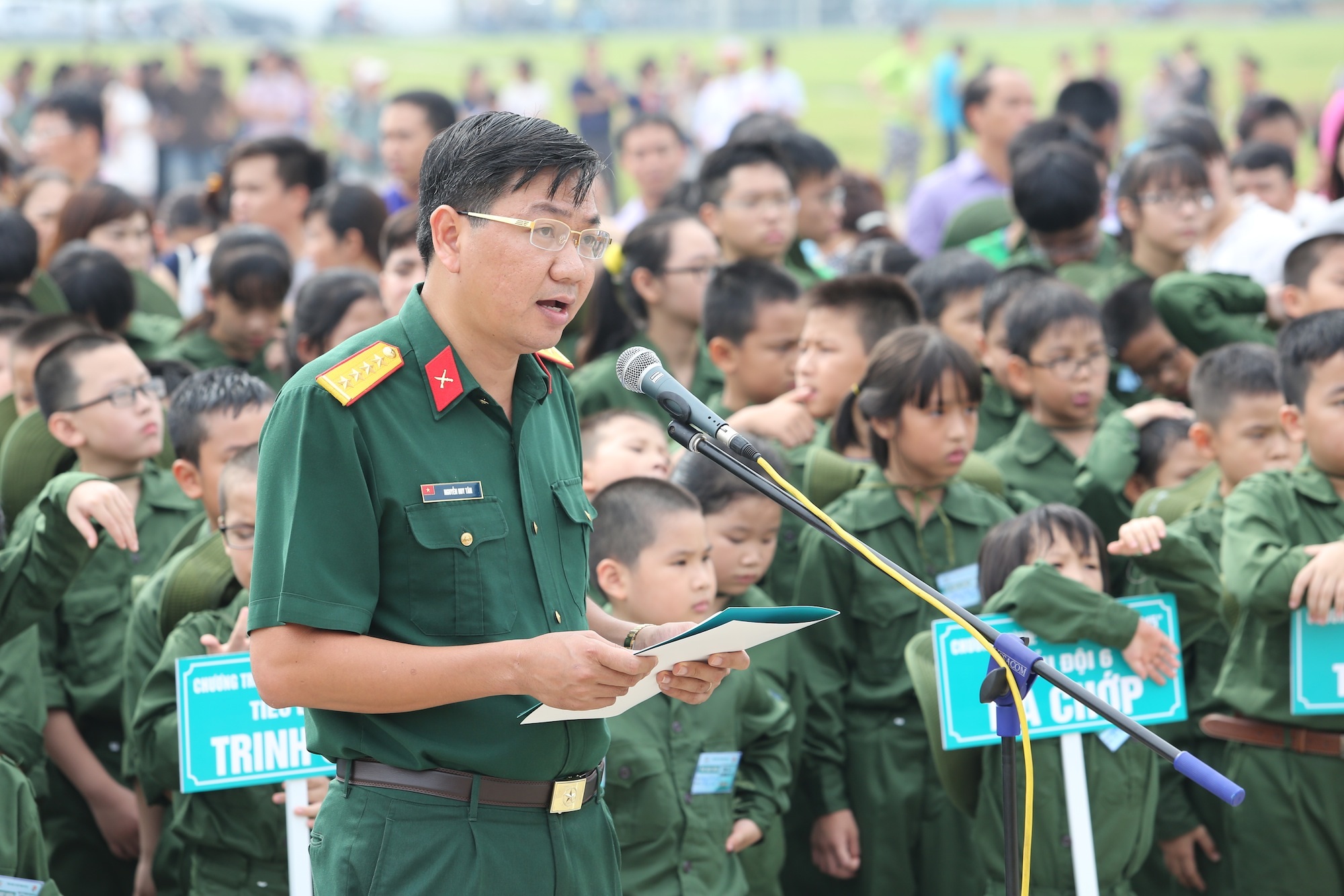 Những hình ảnh ngộ nghĩnh ngày xuất quân “Em là chiến sĩ”