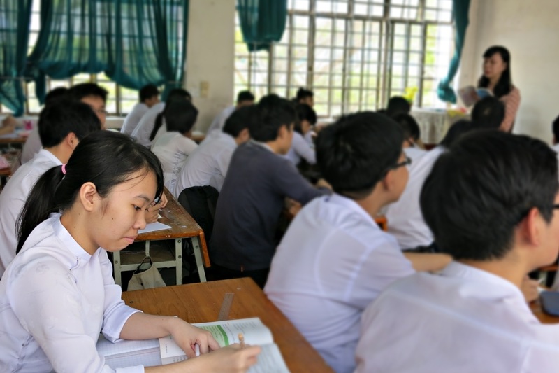  Học sinh các khối lớp 12 tại Đà Nẵng đã tăng cường ôn tập chuẩn bị cho kỳ thi THPT quốc gia.