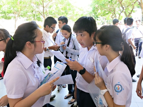 Thí sinh thi vào lớp 10 năm học 2015- 2016 tại Đà Nẵng