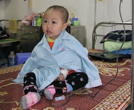 Đắng lòng trước bé 2 tuổi bị ung thư máu - 1