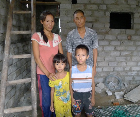 Cả một đời mơ ước xây được căn nhà, giờ anh Quỳnh đã thực hiện được