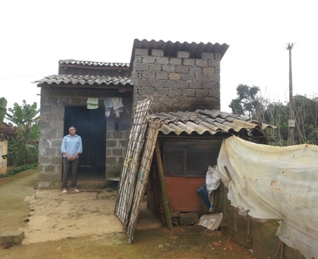 Ngôi nhà nhỏ, đơn sơ của chị Tuyết