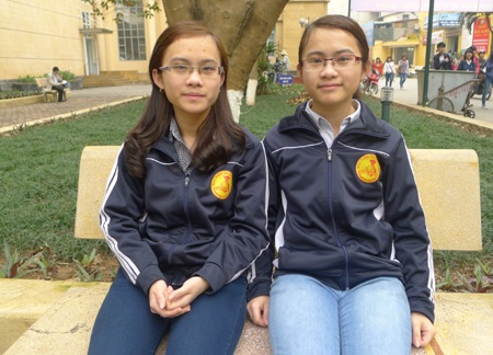 Hiện tại hai chị em là sinh viên Học viện Ngân hàng.