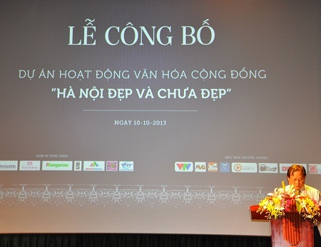 Dự án Hà Nội đẹp và chưa đẹp chính thức được khởi động từ ngày 10/10/2013.