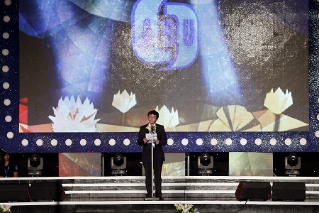 Chương trình Hot Radio của Việt Nam giành giải ABU Prizes 2013 - 2 Ông Trần Bình Minh - Tổng giám đốc đài Truyền hình Việt Nam phát biểu tại lễ trao giải.