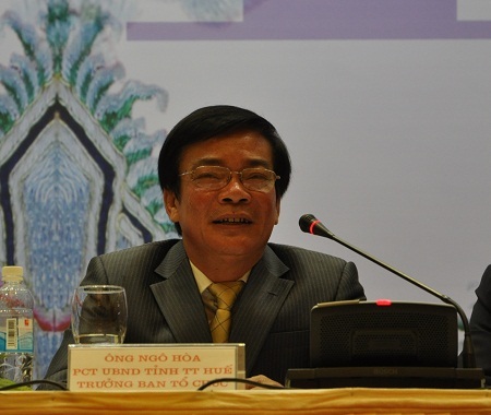 Ông Hồ Anh Tuấn - Thứ trưởng Bộ Văn hóa, Thể thao và Du lịch trong cuộc họp báo.