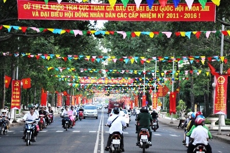 Náo nức không khí bầu cử khắp các địa phương - 6