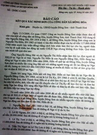 Vụ trưởng thôn lừa xuất khẩu lao động: Dân nghèo lại kêu cứu - 2