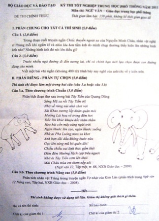 Công an Thanh Hóa vào cuộc xác minh tin đồn lộ đề thi - 1