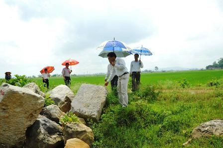 Phát hiện công trường khai thác, chế tác đá cổ xây Thành Nhà Hồ   - 7