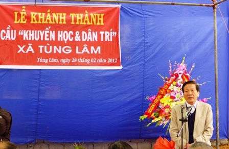 Khánh thành cây cầu thứ 5 mang tên Khuyến học và Dân trí  - 5