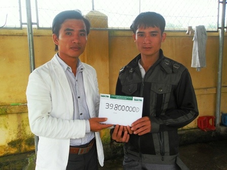 Gần 40 triệu đồng đến với ông Lữ Văn Quyết    - 1