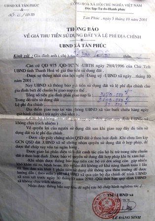 Hơn 10 năm mỏi mòn chờ sổ đỏ - 3 Hơn 10 năm mỏi mòn chờ sổ đỏ