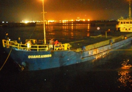 12 thủy thủ trên tàu Duy Phương 36 đã cập bến an toàn  