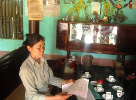 Gần 8 năm đi kiện đòi suy tôn liệt sỹ cho chồng   