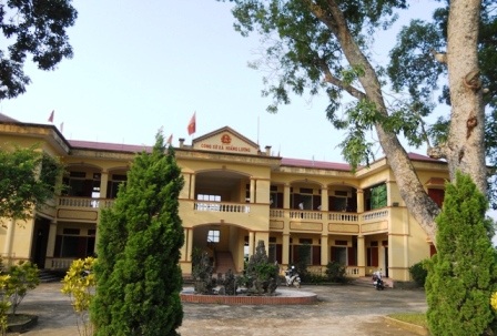Công sở UBND xã Hoằng Lương.