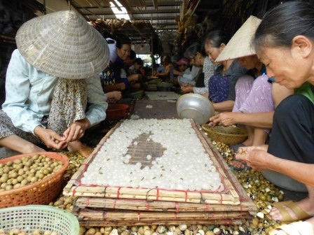  Sau đó được rửa sạch.